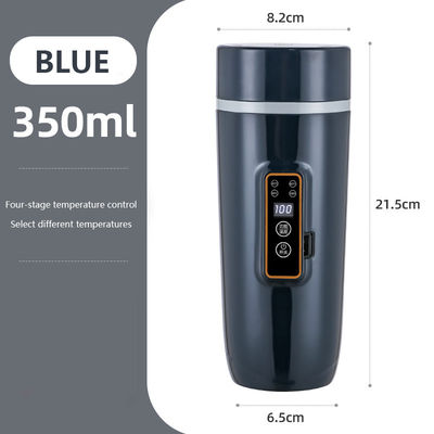 Portable Water Cup 12V/24V Smart Display For Cars Truck Stainless Steel 350ml