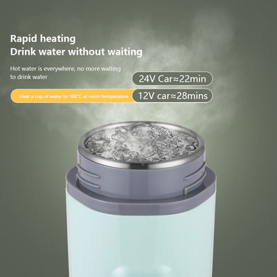 Portable Water Cup 12V/24V Smart Display For Cars Truck Stainless Steel 350ml