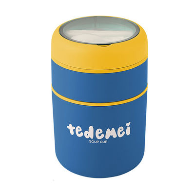 Metal Bento Lunch Box 316 Stainless Steel 710ml Double - Layer Soup Thermos