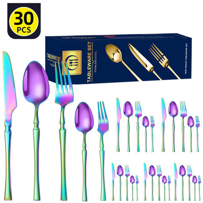 Stainless Steel Cutlery Set 30 Piece Gift Box For Western-Style Tableware