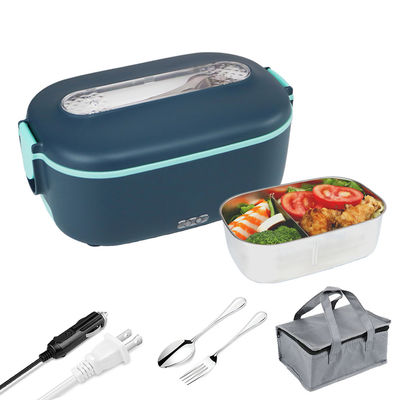 Leakproof Stainless Steel Electric Lunch Box 1.5L Capacity 20min Heating Time Safe And Easy To Clean