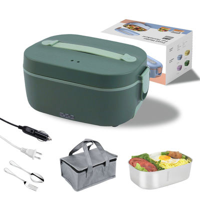 Portable 304 Stainless Steel Electric Lunch Box 80W Power 1.5L Capacity 20min Heating Time Safe / Easy To