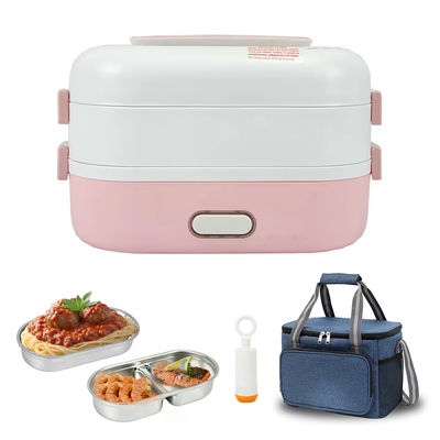 Electric Double Tier Cooker Box With Vacuum Storage Accessories