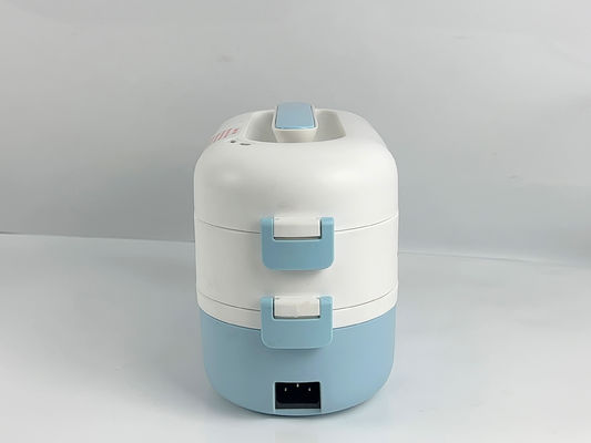 304 Stainless Steel Double Tier Electric Cooker Box With Vacuum Storage