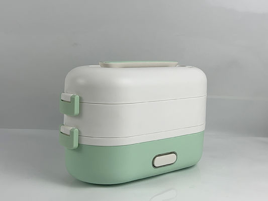304 Stainless Steel Double Tier Electric Cooker Box 350W Power For Quick Cooking With Vacuum Storage
