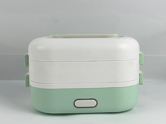 304 Stainless Steel Double Tier Electric Cooker Box 350W Power For Quick Cooking With Vacuum Storage