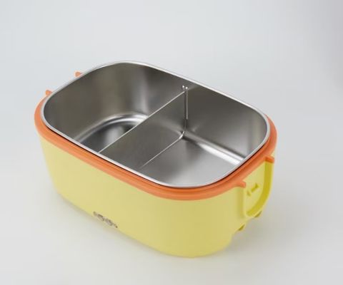 Electric Lunch Box Food Warmer With Leakproof Design 1.2kg Light Blue 70W 220V-12V 24V Voltage