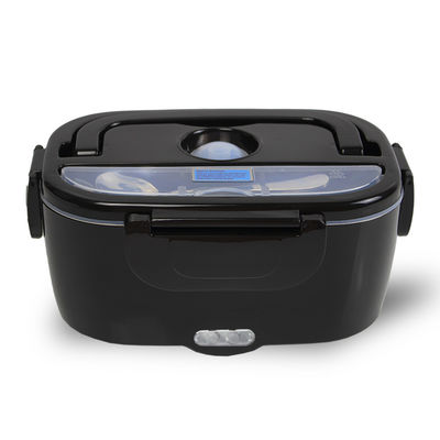 Portable Food Warmer Container Home Electric Lunch Box 1.5L Black 12V 24V