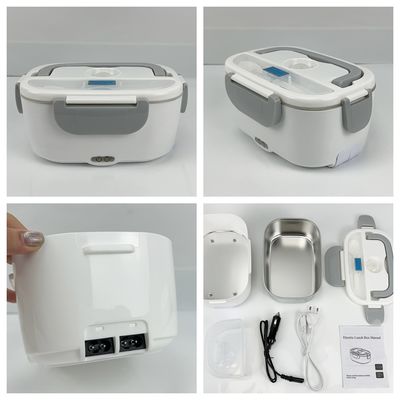 Leakproof Electric Lunch Box Food Warmer With 304 Stainless Steel Steamer