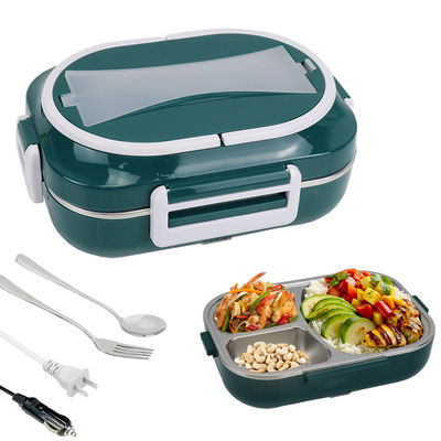Electric Lunch Box For Adults Fast 60W Heated Lunch Box For Adult 12V/24V/110V/220V Dark Green