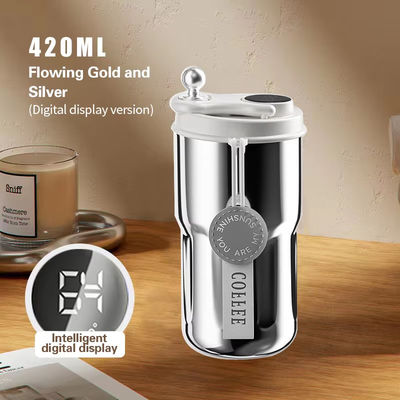 Heat Preservation Electric Hot Water Cup With Touch Screen Button