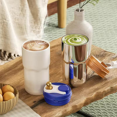 Heat Preservation Electric Hot Water Cup With Touch Screen Button