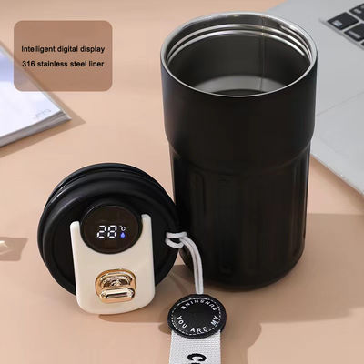 Popular Coffee Mug Termos Outdoor Led Digital Intelligent Smart Temperature Display Thermal Mug