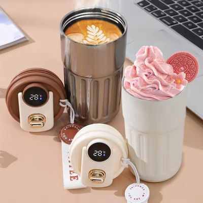 Portable Water Cup Termos Outdoor Led Digital Intelligent Smart Temperature Display Thermal Mug