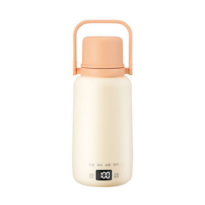 Portable 500W Insulated Travel Water Cup 1000ml Capacity Touchscreen