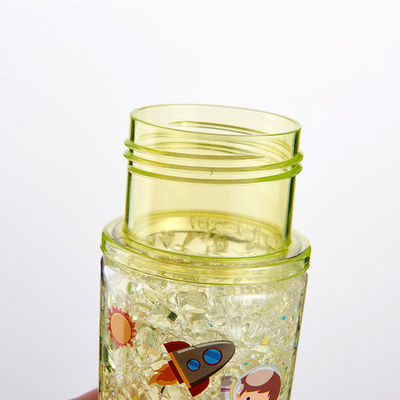Eco Friendly Reusable ABS PC Plastic Straw Cups For Kids Plastic Straw Cups 320ml
