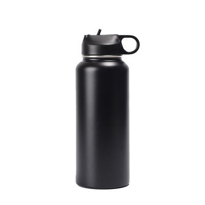 304 Stainless Steel Insulated Thermos Cup with Spill Proof Lid 18oz Black