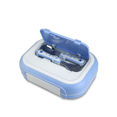 Leakproof Plastic Bento Lunch Box with Multiple Compartments 840ml