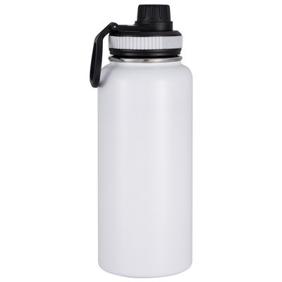 32oz Vacuum Insulated Electric hot water cup with Spill Proof Lid White