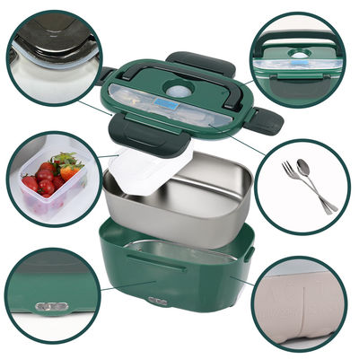 60W Electric Lunch Box With 1.5L Capacity Portable Warmer Leakproof Heated Box For Adults