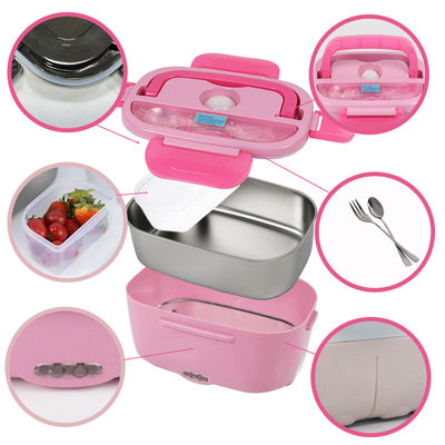 Portable Heated Electric Lunch Box 1.5L 60W Stainless Steel Electric Lunch Warmer