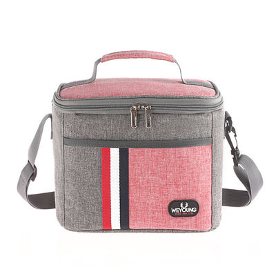 Durable 8000ml Rectangle Insulated Thermal Oxford Cloth Customizable Lunch Bag
