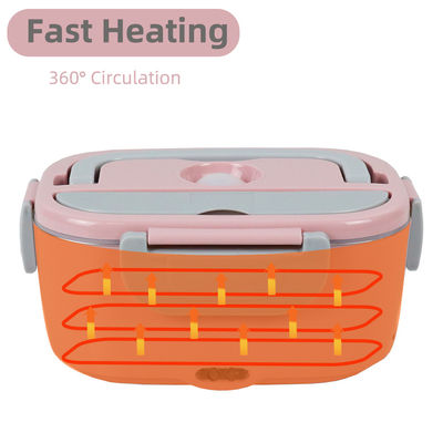 Leak Resistant 304 Stainless Steel Electric Lunch Box 60W Food Container