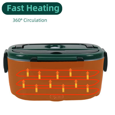 304 Stainless Steel 1.5L Electric Lunch Box Warmer For Office / School / Home / Outdoors
