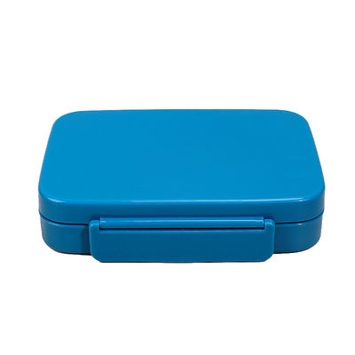 PP Plastic Lunch Box With Tableware 1000ml Capacity Bento Box  Blue