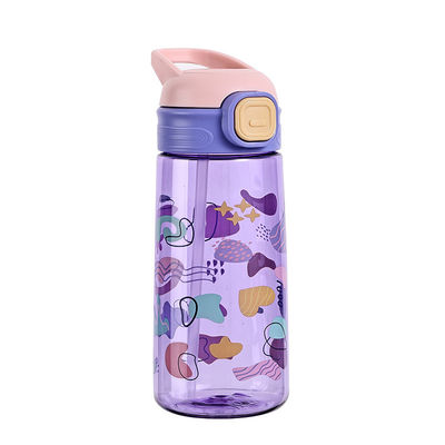 Kids Unbreakable Leakproof PC Straw Cups Lightweight And Portable 600ml