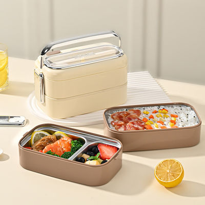 Insulated Metal Lunchbox With Leak Proof Lid Keeps Hot And Cold Foods Fresh