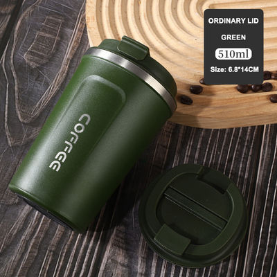 Portable 304 Stainless Steel BPA Free Thermos Cup Keep Warm And Cool Reusable 500ml