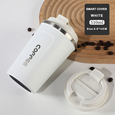 304 Stainless Steel Reusable Thermos Cup with Spill/Vacuum Insulation Smart Display
