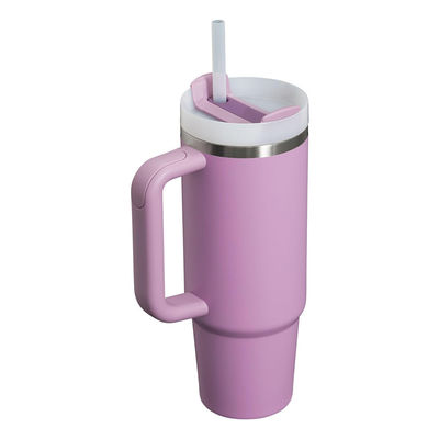 304 Stainless Steel Thermos Cup for Keep Warm And Cool Function in Portable Water Cup Dark Pink