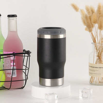 14oz Stainless Steel Beer Mug with Bottle Ppener Outdoor Car Mug Black