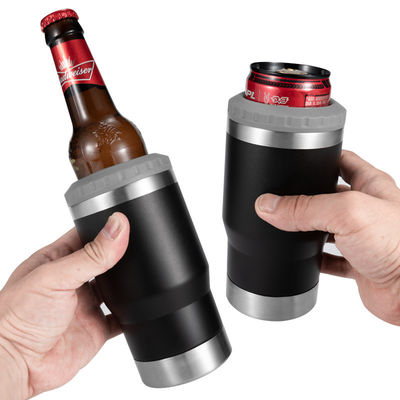 14oz Stainless Steel Beer Mug with Bottle Ppener Outdoor Car Mug Black