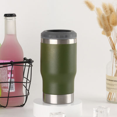 Reusable Portable Water Cup 14oz Capacity 15.2*8.2*7cm Suitable for Hot and Cold Drinks Army Green