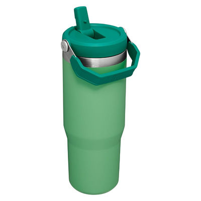 Double Wall Vacuum Insulated Car Cup 40oz Portable Water Cup Green