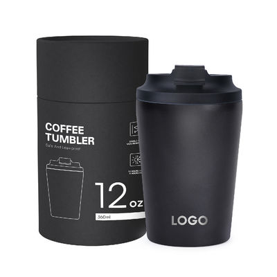 Reusable 8oz/12oz 304 Stainless Steel Car Cup Spill Proof / Vacuum Insulated / Double Wall Thermos Cup