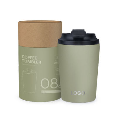 8oz/12oz Portable Reusable Vacuum Insulated Spill Proof Thermos Car Cup