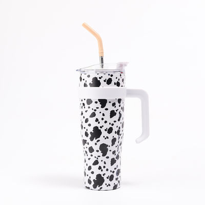 Reusable 40oz Car Travel Mug | Spill Proof / Vacuum Insulated Stainless Steel Thermos Cup