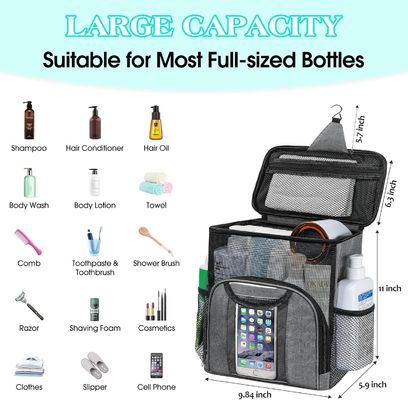 Portable Shower Bag Function Insulated Large Capacity Insulated