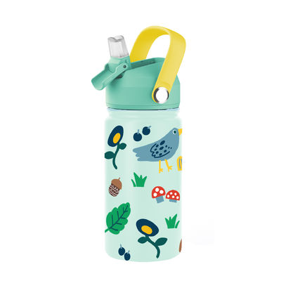 12oz 350ml Double Wall Leakproof Reusable Insulated Water Bottle For Coffee Tea