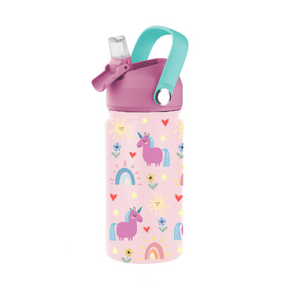 Leakproof Double Walled Insulated Water Bottle In 12oz/350ml 304 Stainless Steel