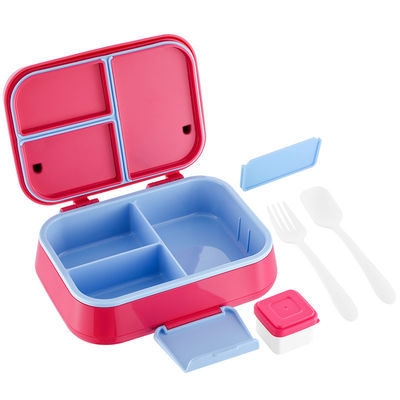 800-1000ml Eco Friendly Rectangular Leakproof Plastic Food Container Bento Box
