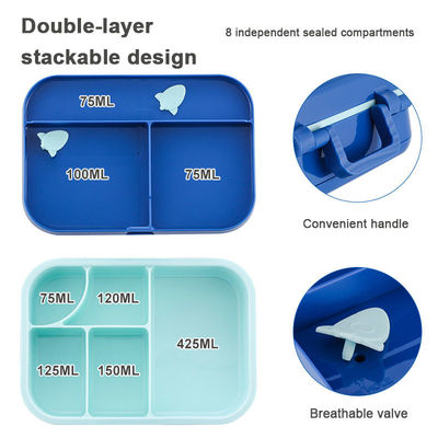 Reusable Food Storage 5 Compartments for Easy Organization and Storage