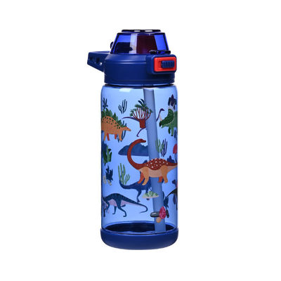 Back To School Necessity Plastic Straw Cup with Sealed And Leakproof Function 600ML Capacity