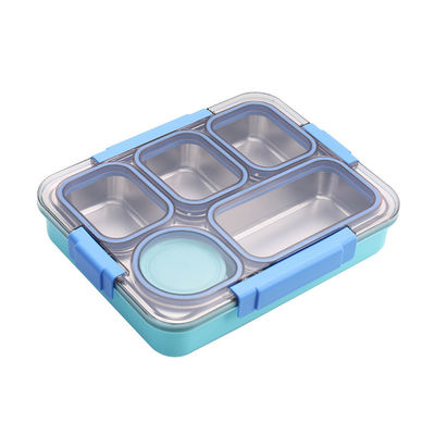 Leak Proof Metal Lunchbox Sustainable Food Container 1400ml 50ml Capacity