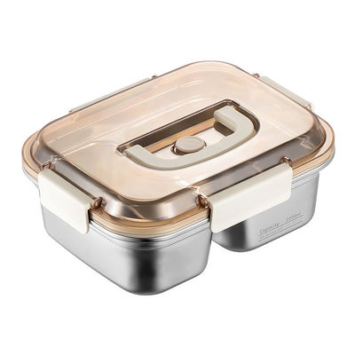 Rectangular Stainless Steel Food Storage Containers for Food Fruit Fresh Keeping Sturdy and Durable