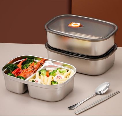Folding Stainless Steel Food Storage Containers for Organized and Tidy Kitchen